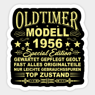 OLDTIMER MODELL BAUJAHR 1956 Sticker